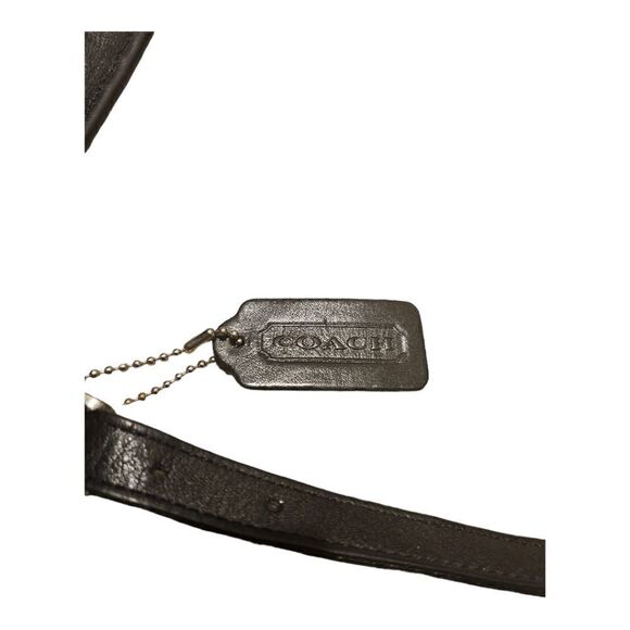 COACH Vintage Mini Hippie Flap Crossbody Bag - Black Leather A0C-9142 - Picture 7 of 8